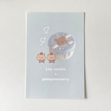 ［pomponmerry × Lily candle］post card