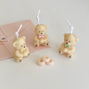 mini bear candle