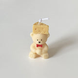 cheese mini bear candle